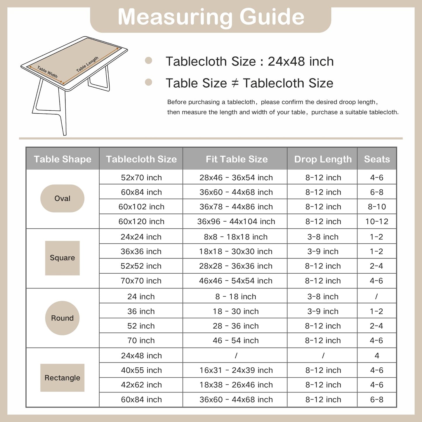 Wolkemer Small Square Tablecloth Elegant White Lace Jacquard Round Doily Tablecloths Table Topper Decoration Cover for Home Dresser Scarf and Table Centerpiece 24 x 24 Inch