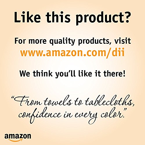 DII Home Essentials 100% Polyester, Machine Washable, Shabby Chic, Vintage Tablecloth or Overlay 63" Round, Floral Lace