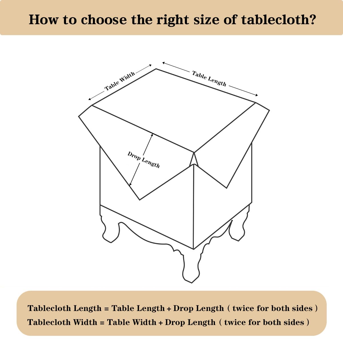 HAORUI Square Jacquard Tablecloth Peony Damask Patterns Table Cloth Cover for Round Nightstand End Bedside Table Tabletop Decoration (Ivory, 36x36 inch)